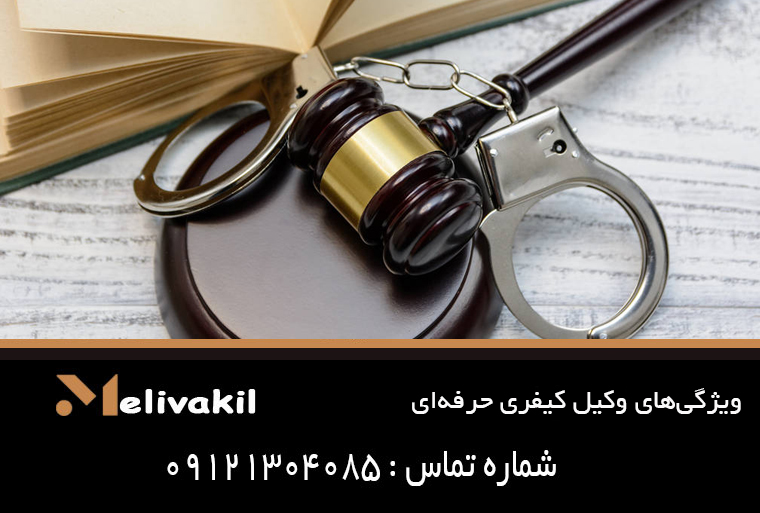 ویژگی‌های وکیل کیفری حرفه‌ای