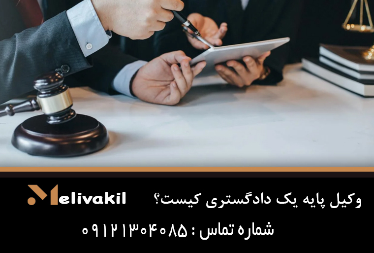 وکیل پایه یک دادگستری کیست؟