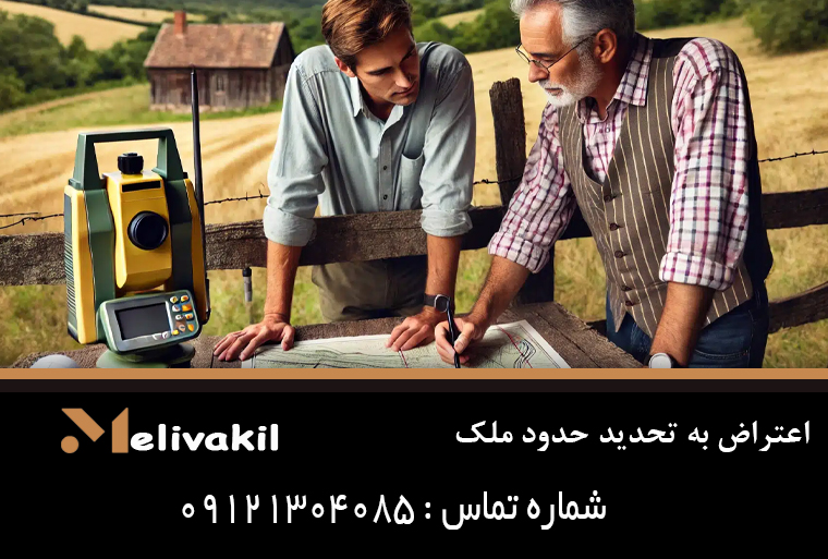 اعتراض به تحدید حدود ملک